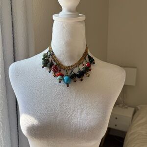 Vintage/Antique….Colorful Beaded Necklace 
(Miriam Haskell?)